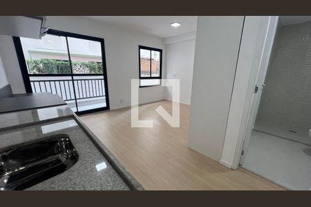 Cozinha de kitnet/studio para alugar com 1 quarto, 28m² em Pinheiros, São Paulo