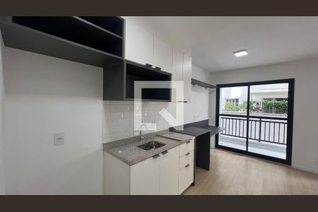 Cozinha - Armários de kitnet/studio para alugar com 1 quarto, 28m² em Pinheiros, São Paulo