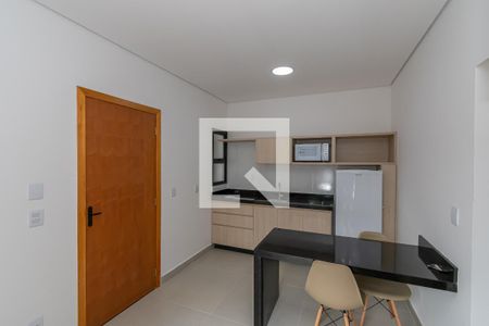 Sala/Cozinha  de apartamento para alugar com 1 quarto, 35m² em Cidade Universitária, Campinas
