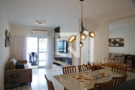 Sala de apartamento para alugar com 2 quartos, 80m² em Vila Caiçara, Praia Grande