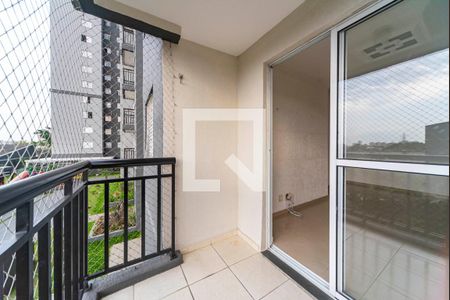 Varanda da Sala de apartamento para alugar com 2 quartos, 50m² em Jardim Cristiane, Santo André