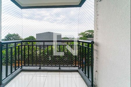 Varanda da Sala de apartamento para alugar com 2 quartos, 50m² em Jardim Cristiane, Santo André