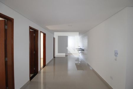 Sala/Cozinha e área de serviço de apartamento à venda com 3 quartos, 64m² em Vila Guilhermina, São Paulo