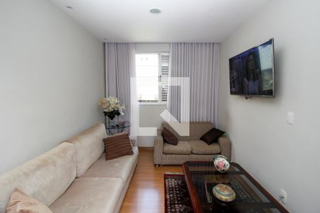 Sala de TV de apartamento para alugar com 2 quartos, 77m² em Santo Antônio, Belo Horizonte