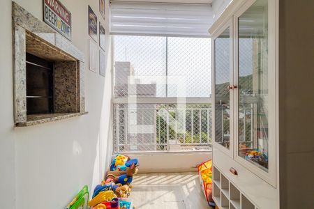 Sala - Varanda de apartamento à venda com 2 quartos, 55m² em Teresópolis, Porto Alegre