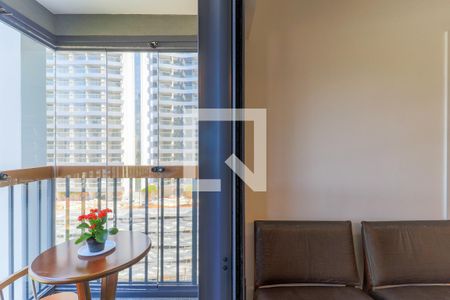 Sala de apartamento para alugar com 1 quarto, 28m² em Brooklin Paulista, São Paulo