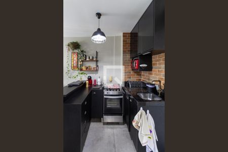 Sala e Cozinha Integrada  de apartamento à venda com 1 quarto, 35m² em Jardim Santa Teresinha, São Paulo