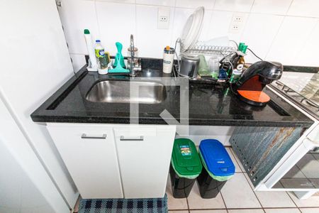 Sala / Cozinha de apartamento para alugar com 1 quarto, 52m² em Setor Sudoeste, Brasília