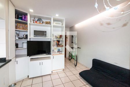 Sala / Cozinha de apartamento para alugar com 1 quarto, 52m² em Setor Sudoeste, Brasília