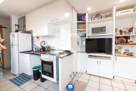 Sala / Cozinha de apartamento para alugar com 1 quarto, 52m² em Setor Sudoeste, Brasília