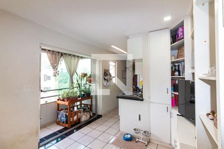 Sala / Cozinha de apartamento para alugar com 1 quarto, 52m² em Setor Sudoeste, Brasília