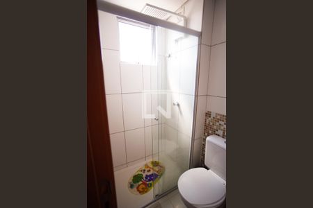 Banheiro do Quarto 2  de apartamento à venda com 2 quartos, 49m² em Castelo, Belo Horizonte