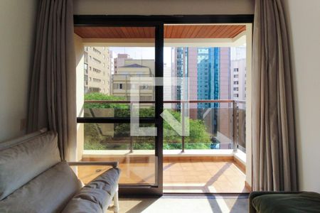 Sala de apartamento à venda com 1 quarto, 61m² em Jardim Paulista, São Paulo