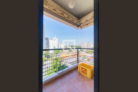 Varanda da Sala de apartamento à venda com 2 quartos, 68m² em Jardim Taquaral, São Paulo