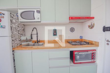 Studio à venda com 28m², 1 quarto e sem vagaCozinha