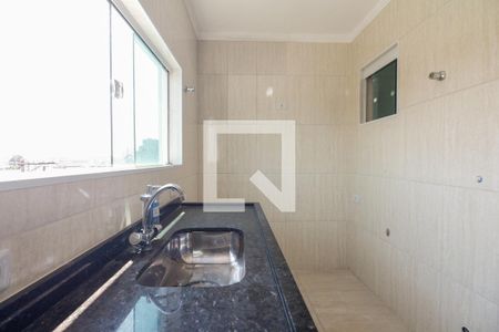 Cozinha e Área de Serviço de casa de condomínio para alugar com 2 quartos, 40m² em Vila Carrao, São Paulo