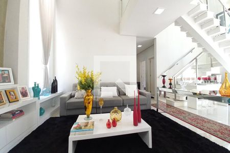 Sala de casa de condomínio à venda com 3 quartos, 268m² em Swiss Park, Campinas
