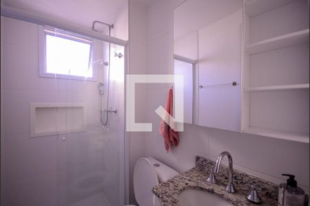 Banheiro Social  de apartamento para alugar com 2 quartos, 50m² em Vila Gumercindo, São Paulo