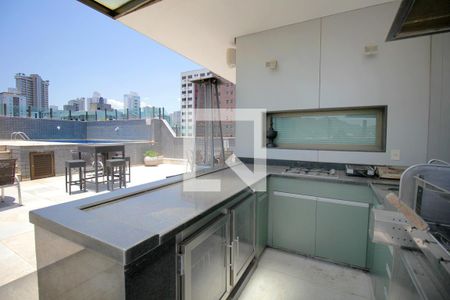Cozinha Gourmet de apartamento à venda com 4 quartos, 496m² em Belvedere, Belo Horizonte