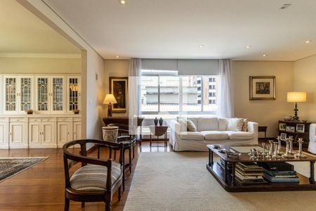 Sala de apartamento à venda com 4 quartos, 238m² em Higienópolis, São Paulo