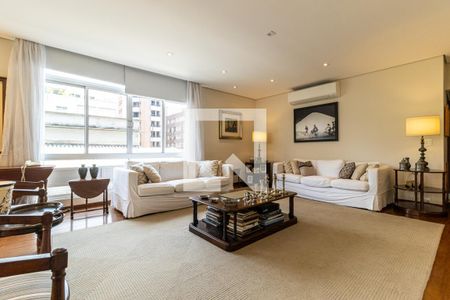 Sala de apartamento à venda com 4 quartos, 238m² em Higienópolis, São Paulo