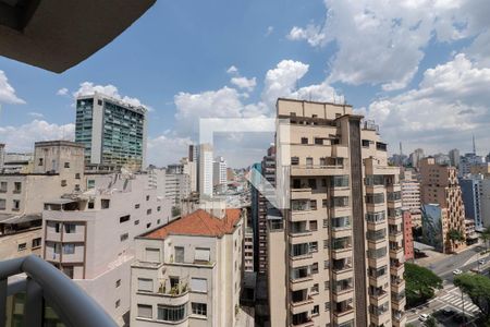 Vista da Sacada de apartamento para alugar com 1 quarto, 56m² em Consolação, São Paulo