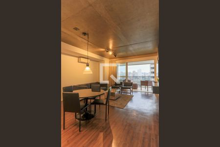 Sala de apartamento para alugar com 1 quarto, 75m² em Cidade Monções, São Paulo