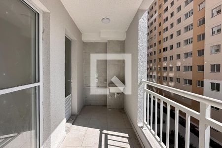 Varanda e Área de Serviço de apartamento à venda com 2 quartos, 39m² em Várzea da Barra Funda, São Paulo