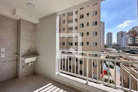 Varanda e Área de Serviço de apartamento à venda com 2 quartos, 39m² em Várzea da Barra Funda, São Paulo