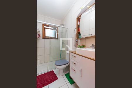 Banheiro da Suíte de casa à venda com 3 quartos, 140m² em Hípica, Porto Alegre
