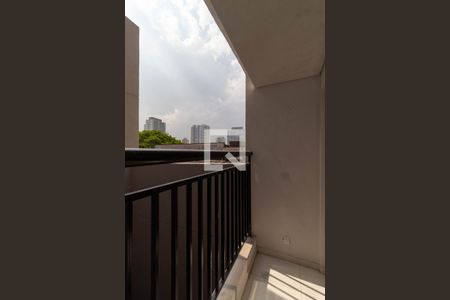 Varanda do Quarto  de apartamento à venda com 1 quarto, 27m² em Tatuapé, São Paulo