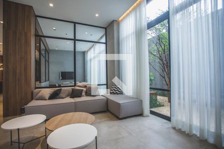 Studio à venda com 47m², 1 quarto e sem vaga Studio à venda com 47m², 1 quarto e sem vagaHall Social