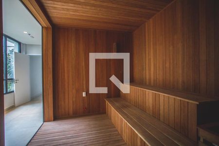 Studio à venda com 47m², 1 quarto e sem vaga Studio à venda com 47m², 1 quarto e sem vagaSauna