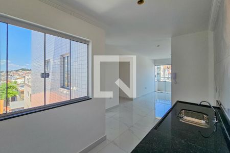 Cozinha e Área de Serviço de apartamento à venda com 3 quartos, 76m² em Santa Cruz Industrial, Contagem
