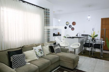 Sala de casa à venda com 2 quartos, 63m² em Jardim, Santo André