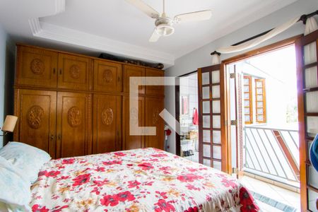 Casa 1 - Quarto 1 - Suíte de casa para alugar com 5 quartos, 239m² em Vila Bastos, Santo André