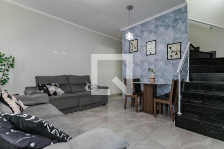 Sala de casa de condomínio para alugar com 2 quartos, 79m² em Vila São Sebastião, Mogi das Cruzes