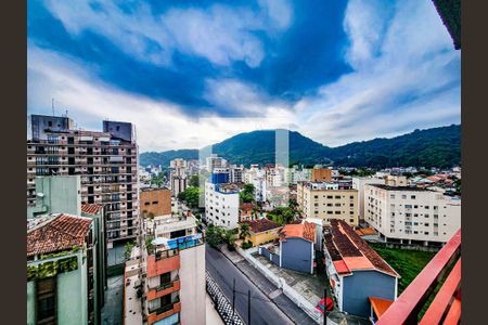 Vista da Sacada de apartamento para alugar com 2 quartos, 63m² em Jardim Tres Marias, Guarujá