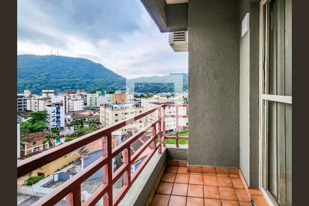 Sacada de apartamento para alugar com 2 quartos, 63m² em Jardim Tres Marias, Guarujá