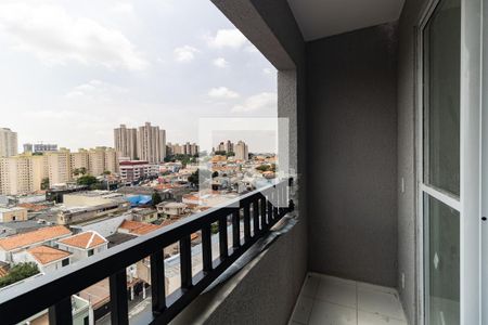 Varanda de kitnet/studio para alugar com 1 quarto, 18m² em Vila Moraes, São Paulo