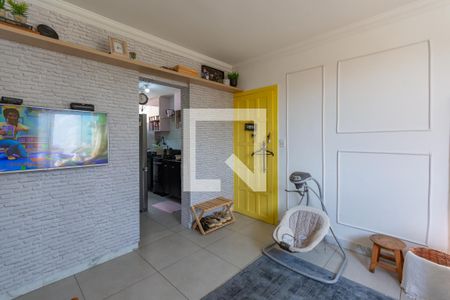 Sala de apartamento à venda com 3 quartos, 90m² em Rio Branco, Belo Horizonte