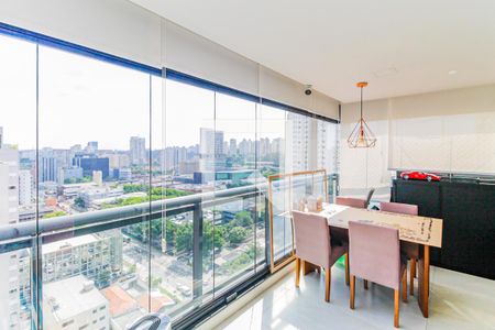 Varanda de apartamento à venda com 2 quartos, 72m² em Chácara Santo Antônio (zona Sul), São Paulo