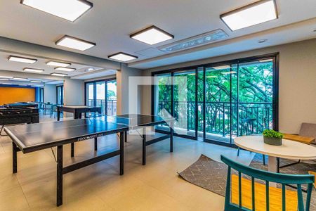 Apartamento à venda com 32m², 1 quarto e sem vaga Apartamento à venda com 32m², 1 quarto e sem vagaÁrea comum - Sala de jogos
