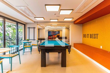 Área comum - Sala de jogos de apartamento para alugar com 1 quarto, 32m² em Butantã, São Paulo