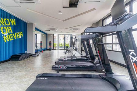 Apartamento à venda com 32m², 1 quarto e sem vaga Apartamento à venda com 32m², 1 quarto e sem vagaÁrea comum - Academia