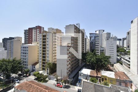 Vista da Sala de apartamento para alugar com 1 quarto, 32m² em Bela Vista, São Paulo