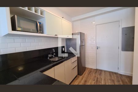 Quarto Sala Cozinha de apartamento para alugar com 1 quarto, 45m² em Vila Argos Velha, Jundiaí