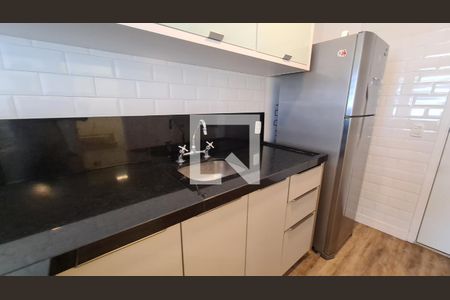 Quarto Sala Cozinha de apartamento para alugar com 1 quarto, 45m² em Vila Argos Velha, Jundiaí