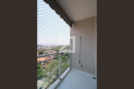 Varanda da Sala de apartamento à venda com 2 quartos, 56m² em Freguesia (jacarepaguá), Rio de Janeiro
