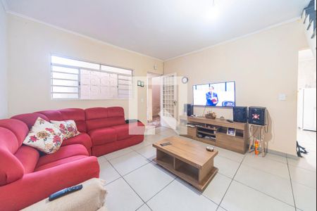 Sala de casa para alugar com 2 quartos, 110m² em Jardim Jamaica, Santo André